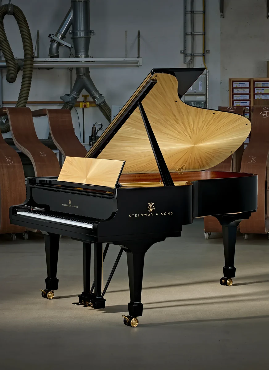 Steinway Straw Marquetry Flügel