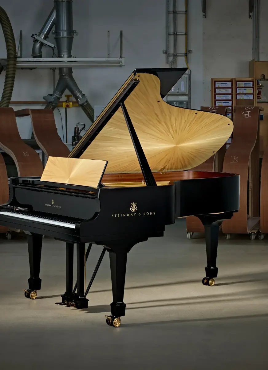 Steinway Straw Marquetry Flügel